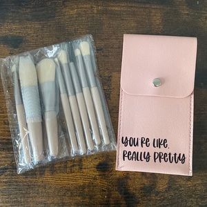 Travel Makeup Brushes with Case